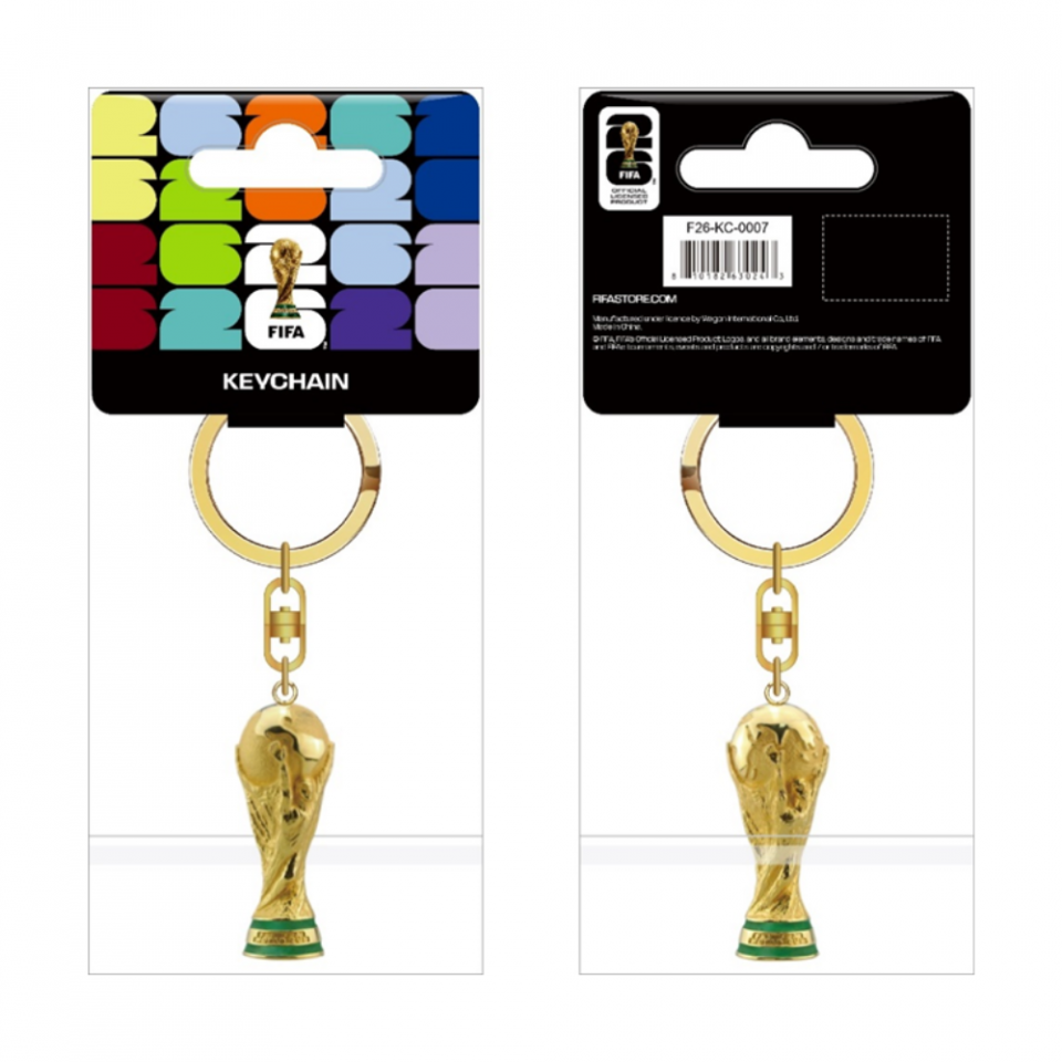 FIFA World Cup 2026 3D Trophy Keychain